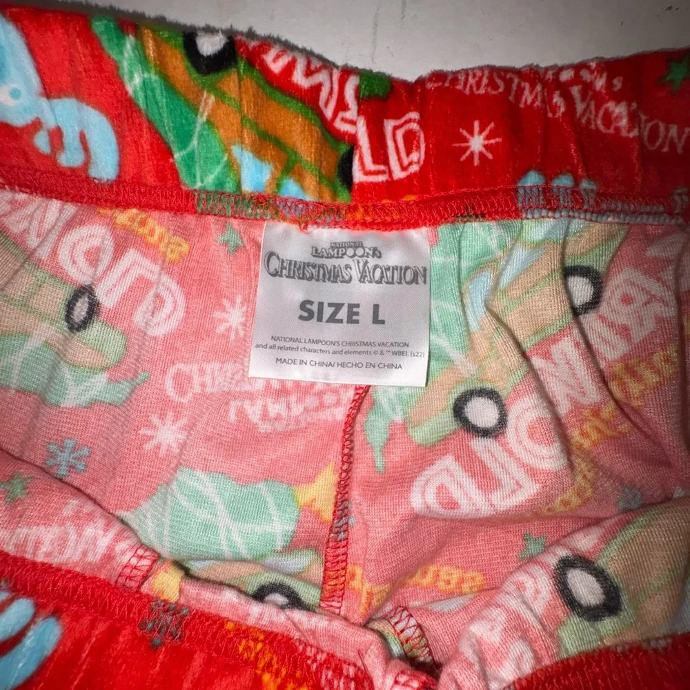 National Lampoon's Christmas Vacation themed lounge pants large funny unisex - Picture 3 of 8
